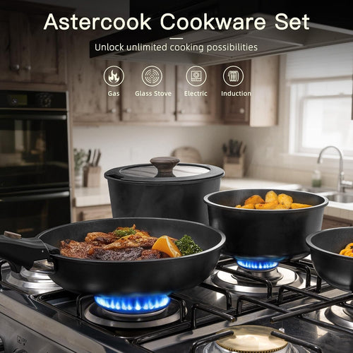 ASTERCOOK™ 21-Piece Nonstick Cookware Set